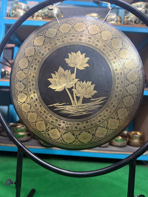 27 Inch Bronze Gong Handmade In Nepal One of One 0006