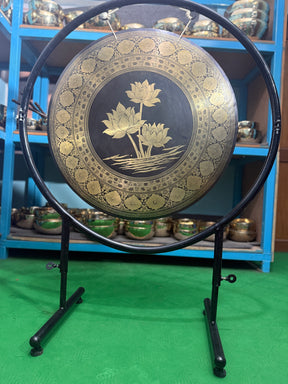 27 Inch Bronze Gong Handmade In Nepal One of One 0006