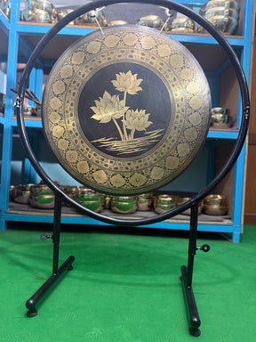 27 Inch Bronze Gong Handmade In Nepal One of One 0006