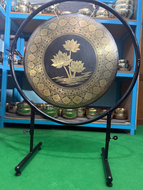 27 Inch Bronze Gong Handmade In Nepal One of One 0006