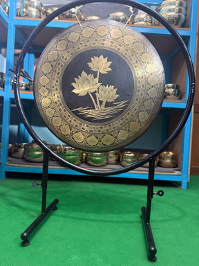 27 Inch Bronze Gong Handmade In Nepal One of One 0006