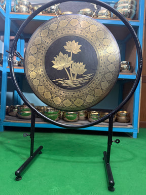 27 Inch Bronze Gong Handmade In Nepal One of One 0006