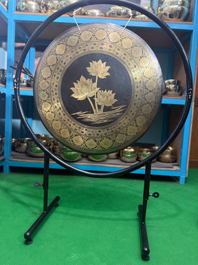 27 Inch Bronze Gong Handmade In Nepal One of One 0006