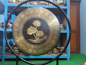 27 Inch Bronze Gong Handmade In Nepal One of One 0006