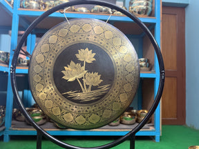 27 Inch Bronze Gong Handmade In Nepal One of One 0006