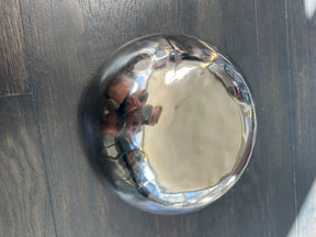 7.5 Inch Silver and Gold Bowl: Limited Run Handmade Bronze Singing Bowl