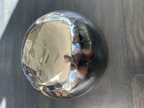 7.5 Inch Silver and Gold Bowl: Limited Run Handmade Bronze Singing Bowl