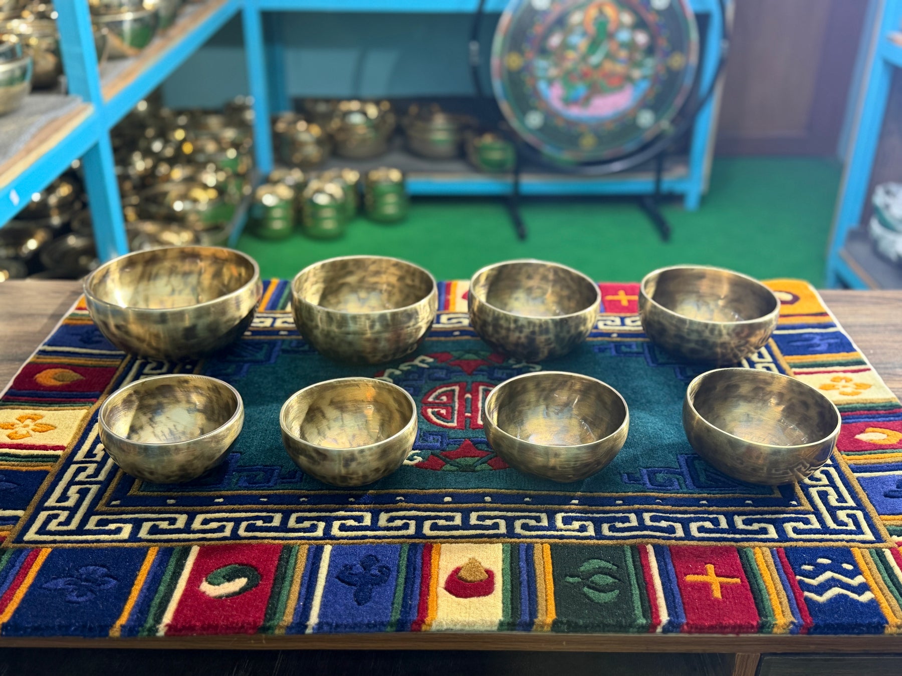 8 Bowl Custom Singing Bowl Set: The Chakra Harmony Hand Selected Set 5