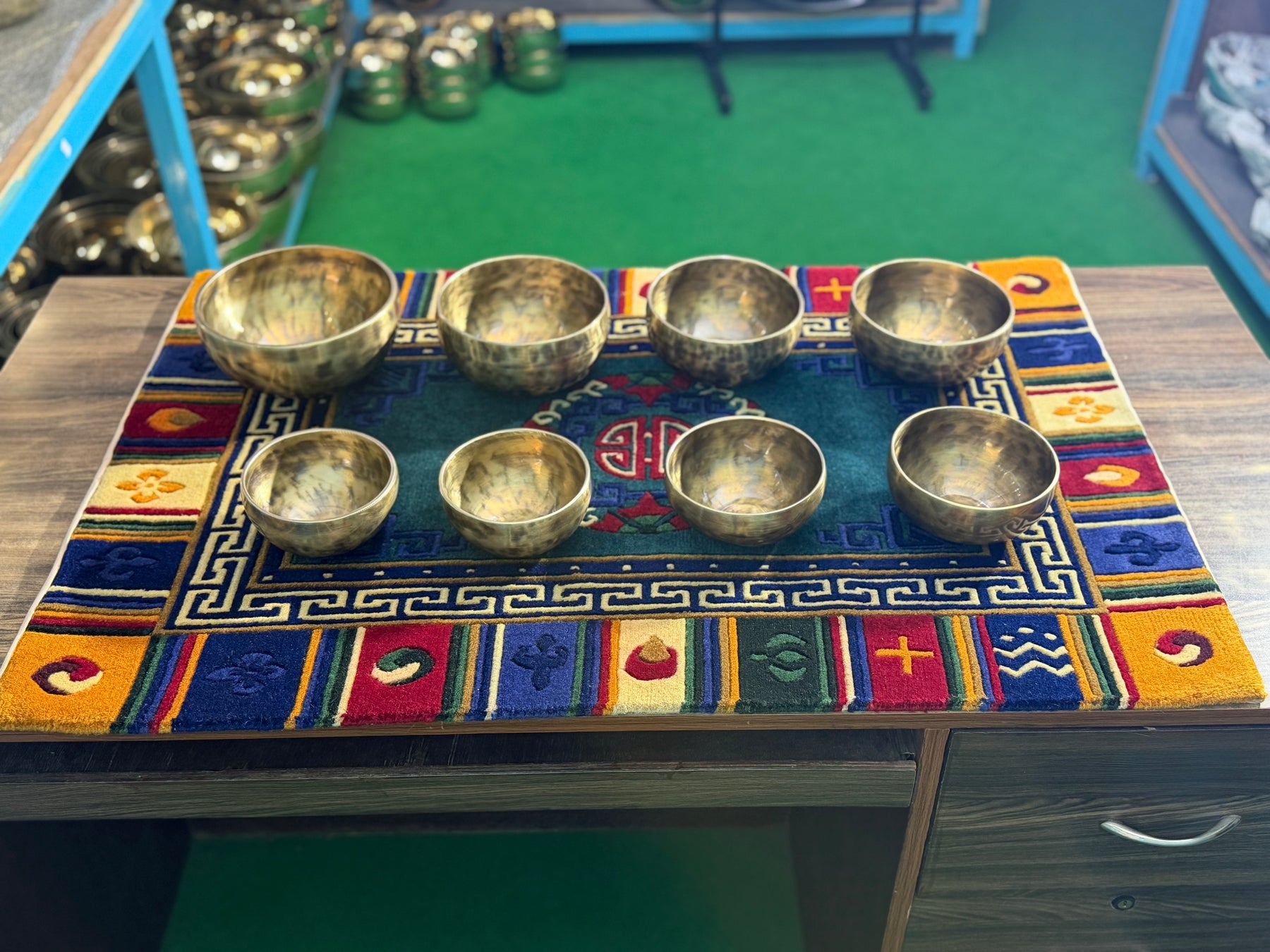 8 Bowl Custom Singing Bowl Set: The Chakra Harmony Hand Selected Set 5