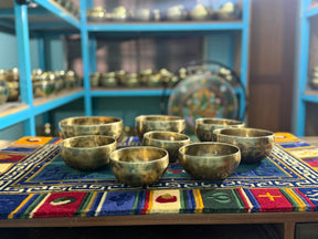 8 Bowl Custom Singing Bowl Set: The Chakra Harmony Hand Selected Set 5