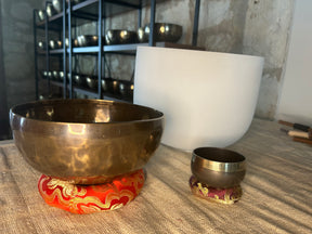 The Elemental Trio: Three Special Singing Bowls
