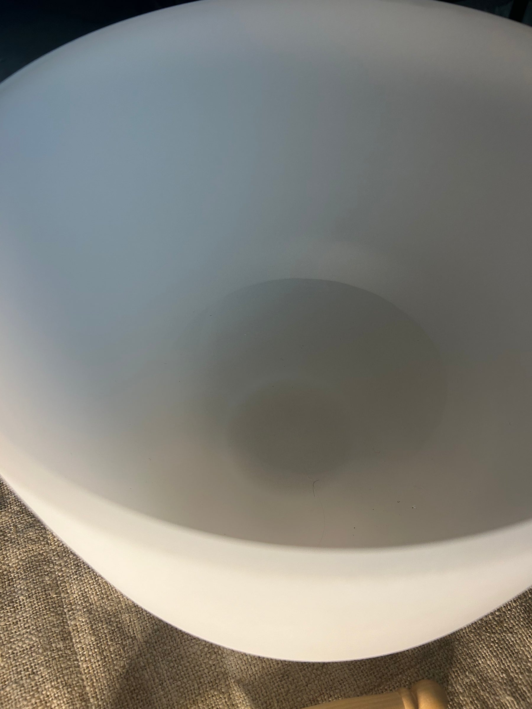 272hz C# Perfect Pitch Frosted Crystal Bowl: The Drone Bowl