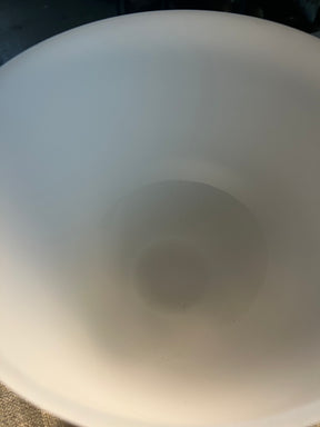 272hz C# Perfect Pitch Frosted Crystal Bowl: The Drone Bowl