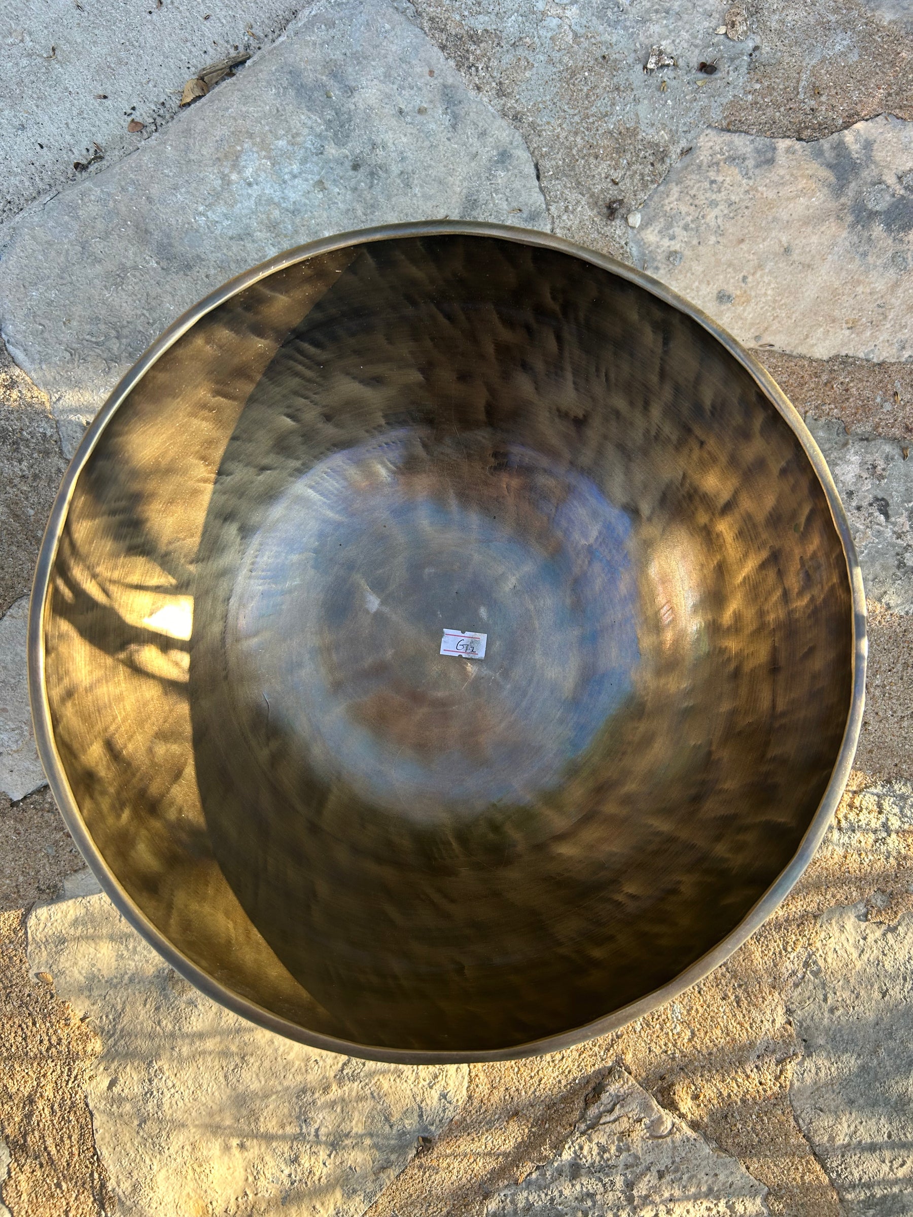 G Note 2nd Octave - Legacy Collection Handmade Bronze Makers Mark Singing Bowl