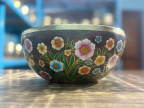 The Meadow Bowl I  9 Inch Hand-Painted Singing Bowl. Limited Edition Run