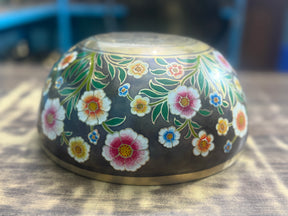 The Meadow Bowl I  9 Inch Hand-Painted Singing Bowl. Limited Edition Run