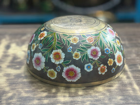 The Meadow Bowl I  9 Inch Hand-Painted Singing Bowl. Limited Edition Run