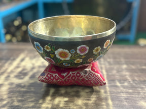 The Meadow Bowl I  9 Inch Hand-Painted Singing Bowl. Limited Edition Run
