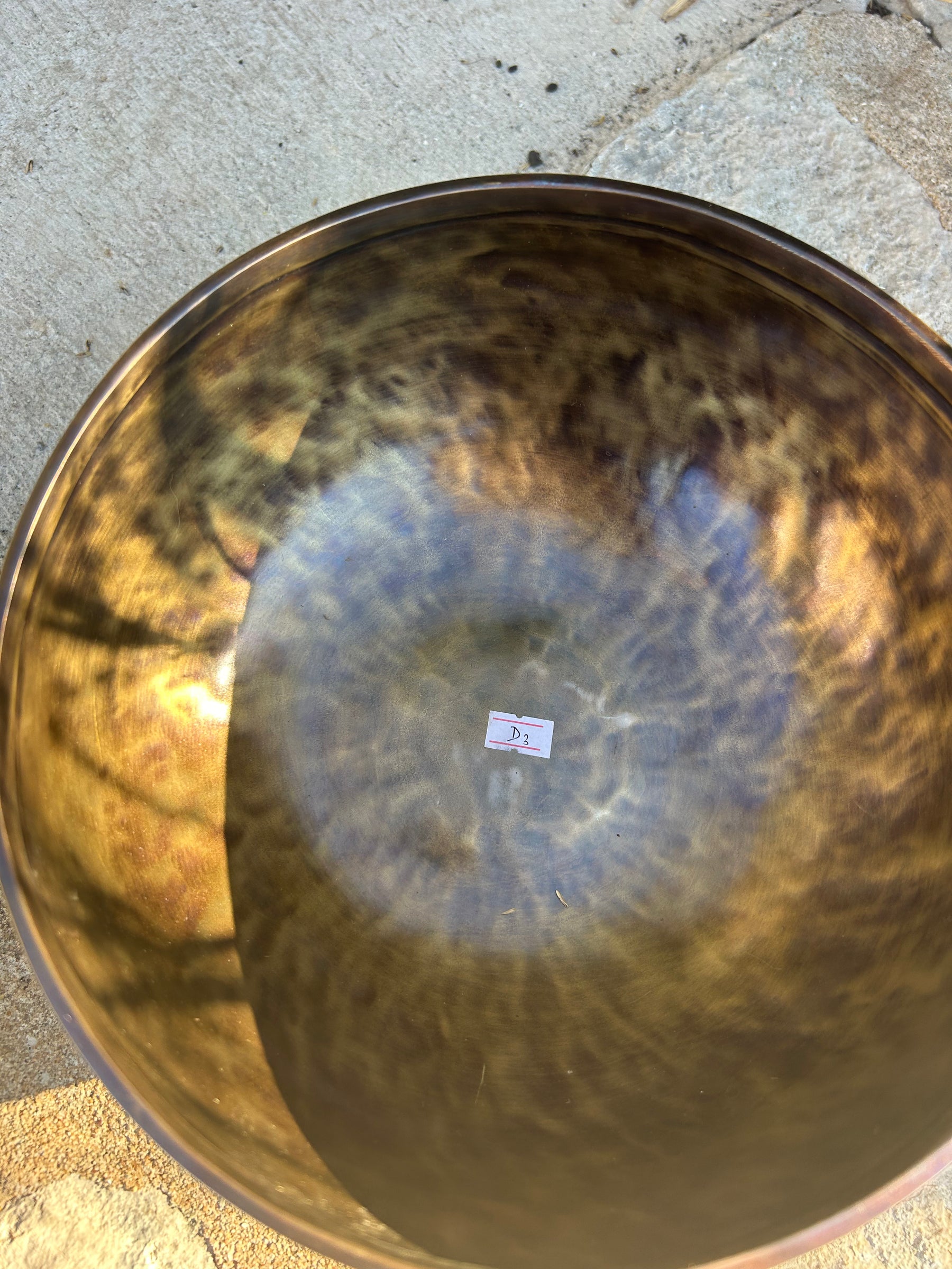 D Note 3rd Octave - Legacy Collection Handmade Bronze Makers Mark Singing Bowl