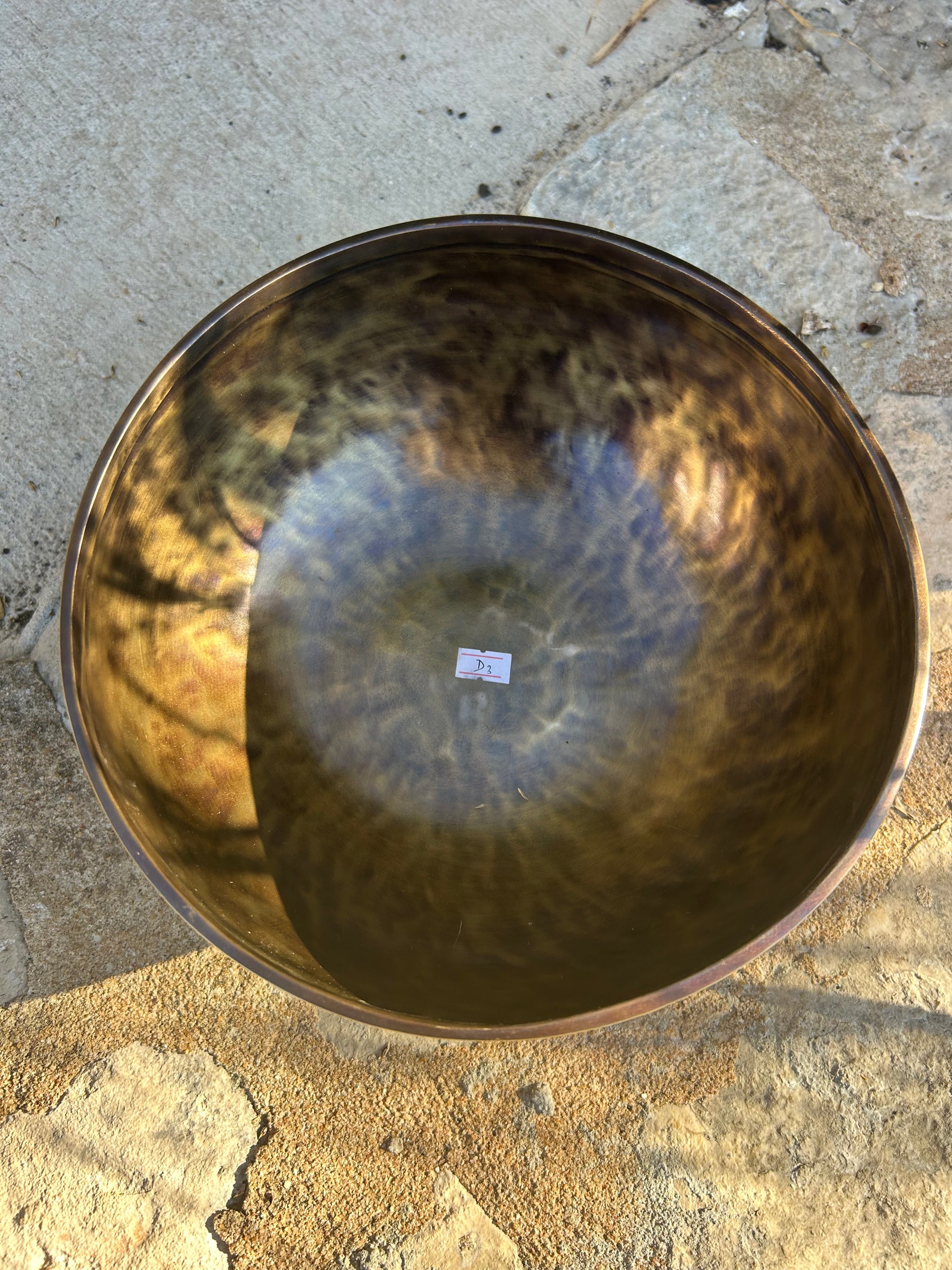D Note 3rd Octave - Legacy Collection Handmade Bronze Makers Mark Singing Bowl