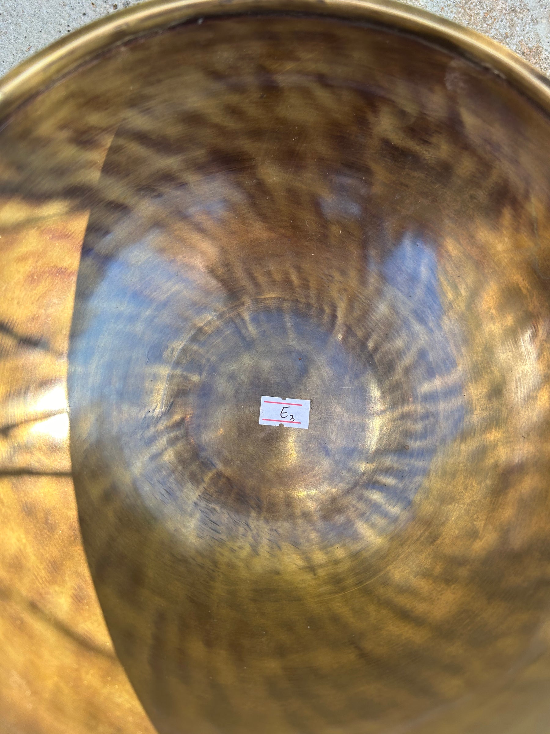 E Note 3rd Octave - Legacy Collection Handmade Bronze Makers Mark Singing Bowl