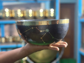 The Aquarius Singing Bowl - 9 inch Large | Handmade In Nepal