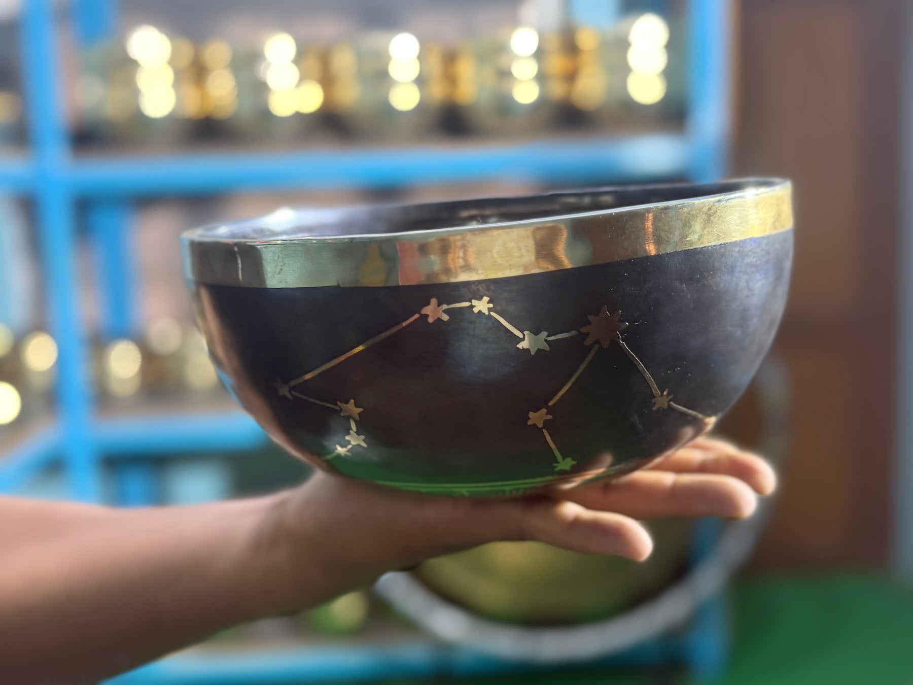 The Aquarius Singing Bowl - 9 inch Large | Handmade In Nepal