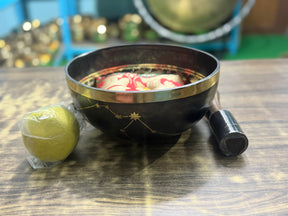 The Aquarius Singing Bowl - 9 inch Large | Handmade In Nepal