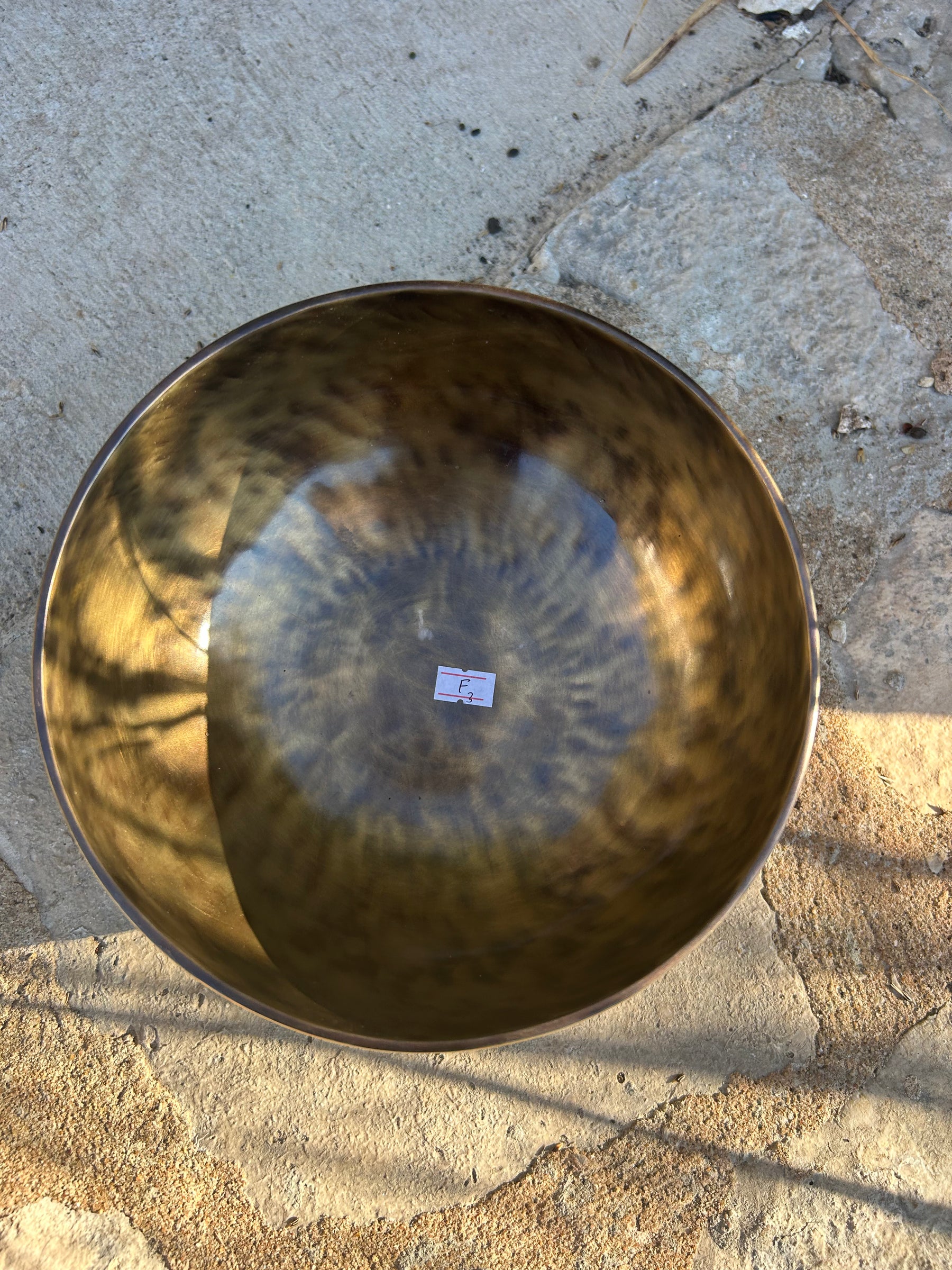 F Note 3rd Octave - Legacy Collection Handmade Bronze Makers Mark Singing Bowl