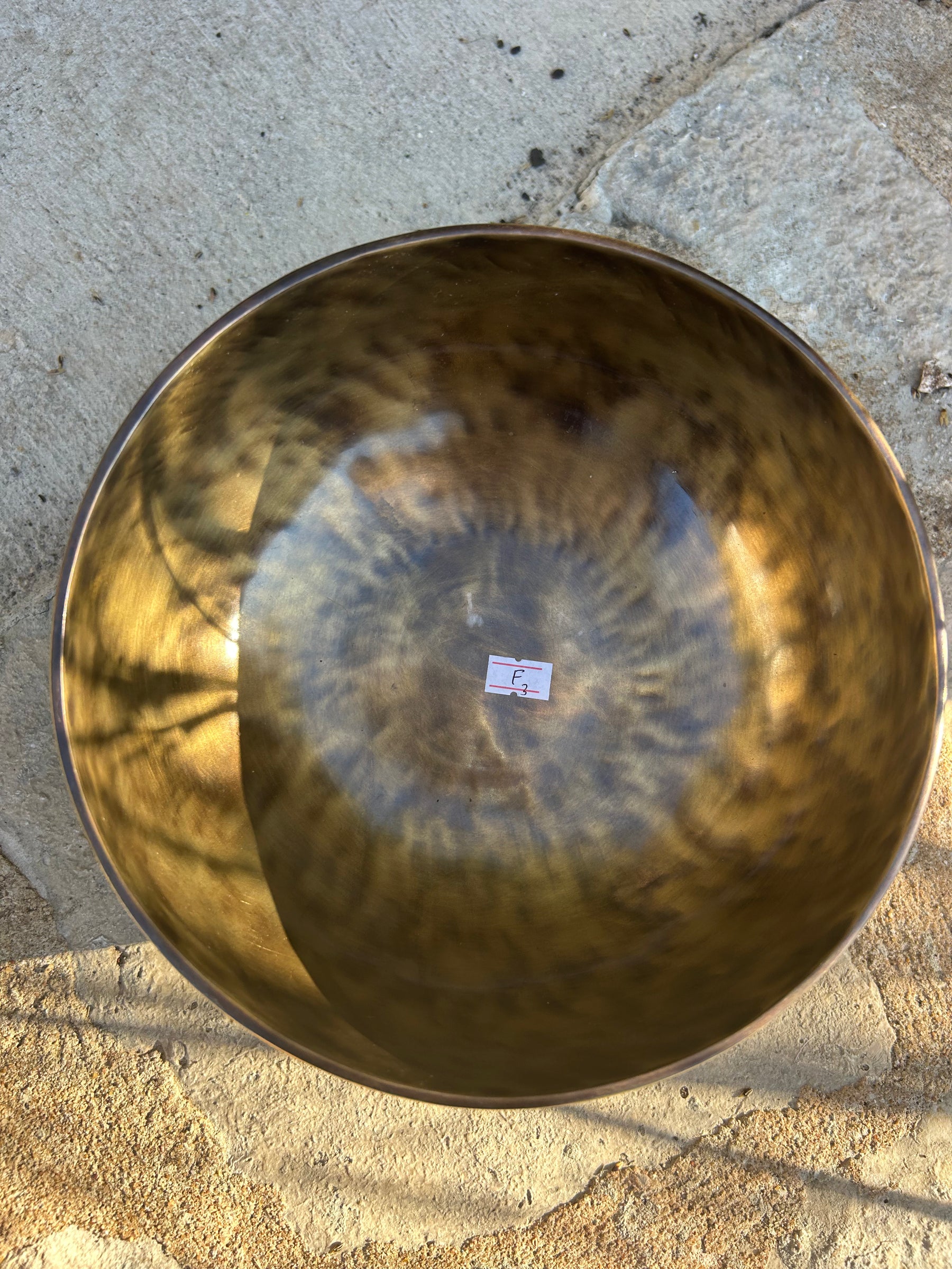 F Note 3rd Octave - Legacy Collection Handmade Bronze Makers Mark Singing Bowl