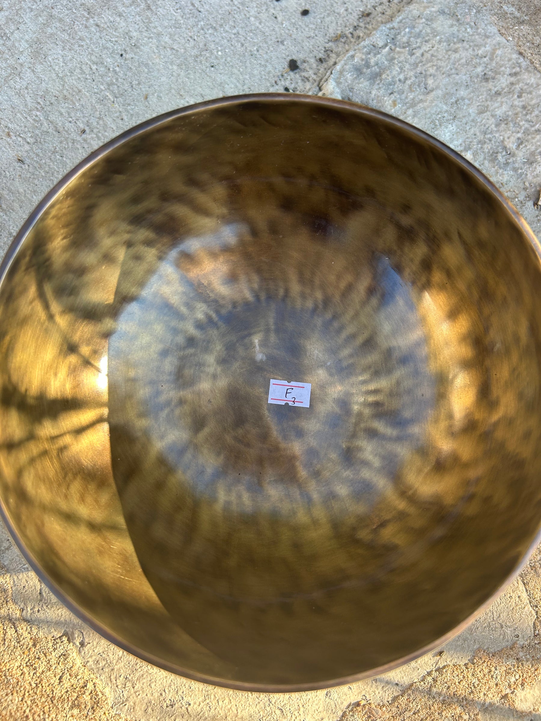 F Note 3rd Octave - Legacy Collection Handmade Bronze Makers Mark Singing Bowl