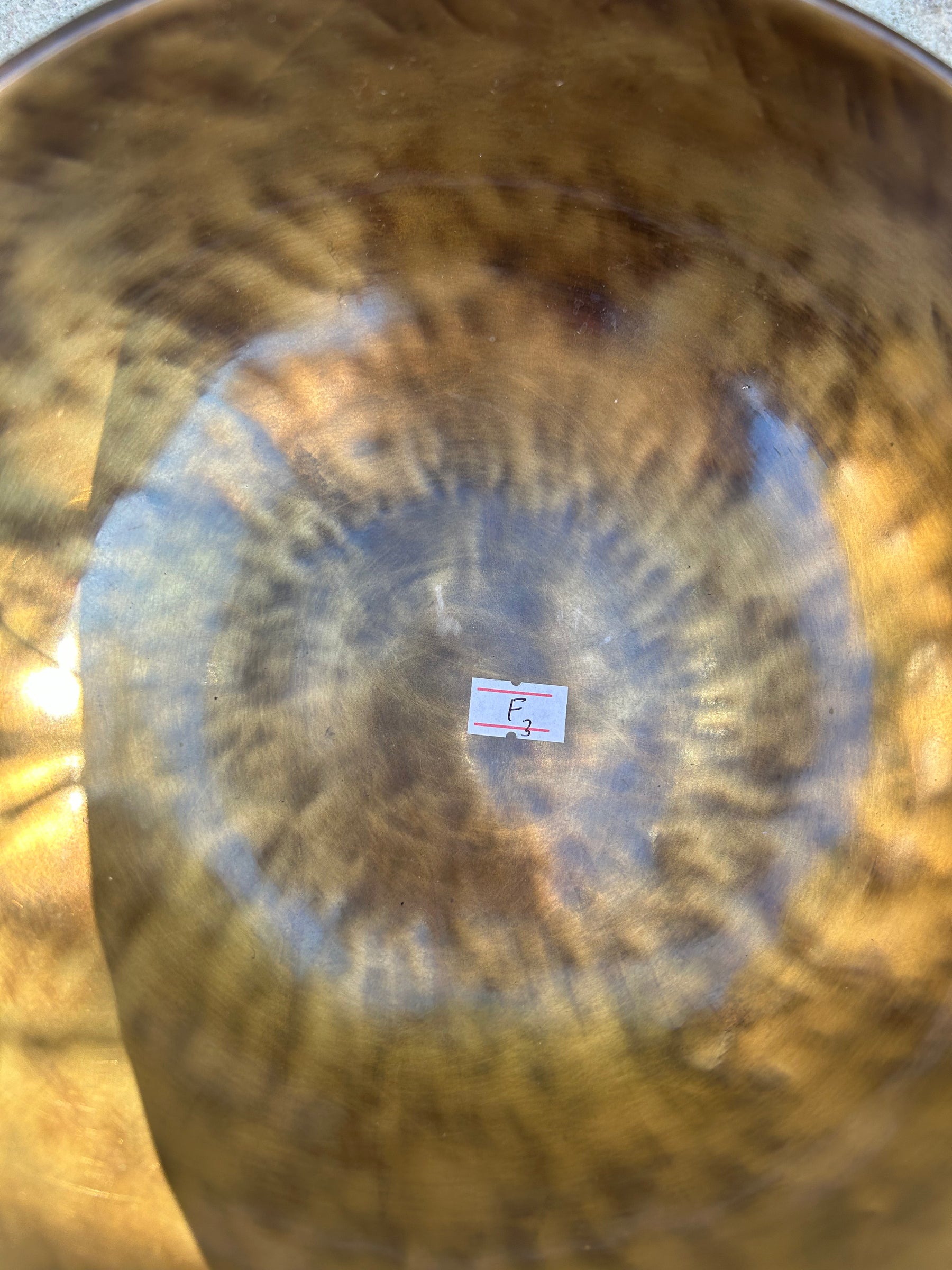 F Note 3rd Octave - Legacy Collection Handmade Bronze Makers Mark Singing Bowl