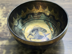 The Capricorn Singing Bowl - 9 inch Large | Handmade In Nepal
