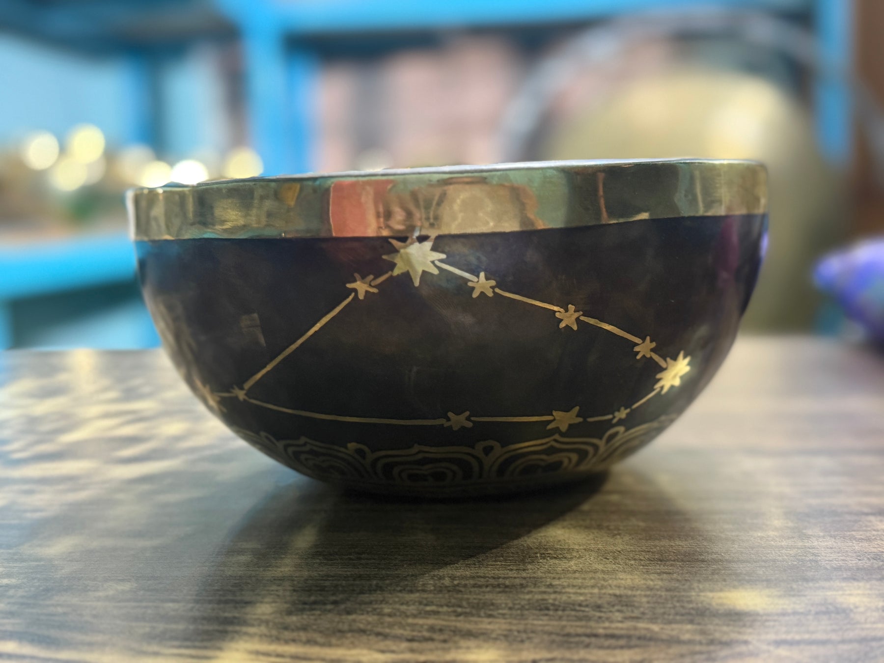 The Capricorn Singing Bowl - 9 inch Large | Handmade In Nepal