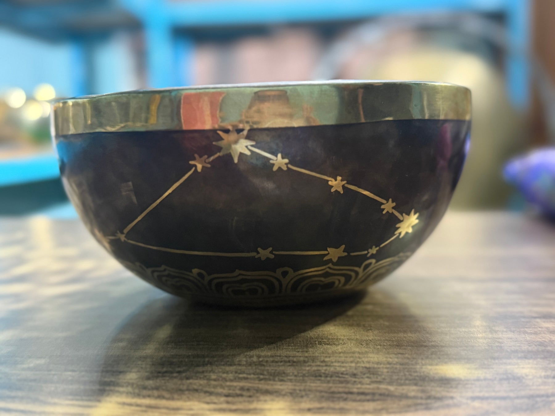 The Capricorn Singing Bowl - 9 inch Large | Handmade In Nepal