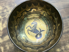 The Capricorn Singing Bowl - 9 inch Large | Handmade In Nepal