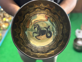 The Capricorn Singing Bowl - 9 inch Large | Handmade In Nepal
