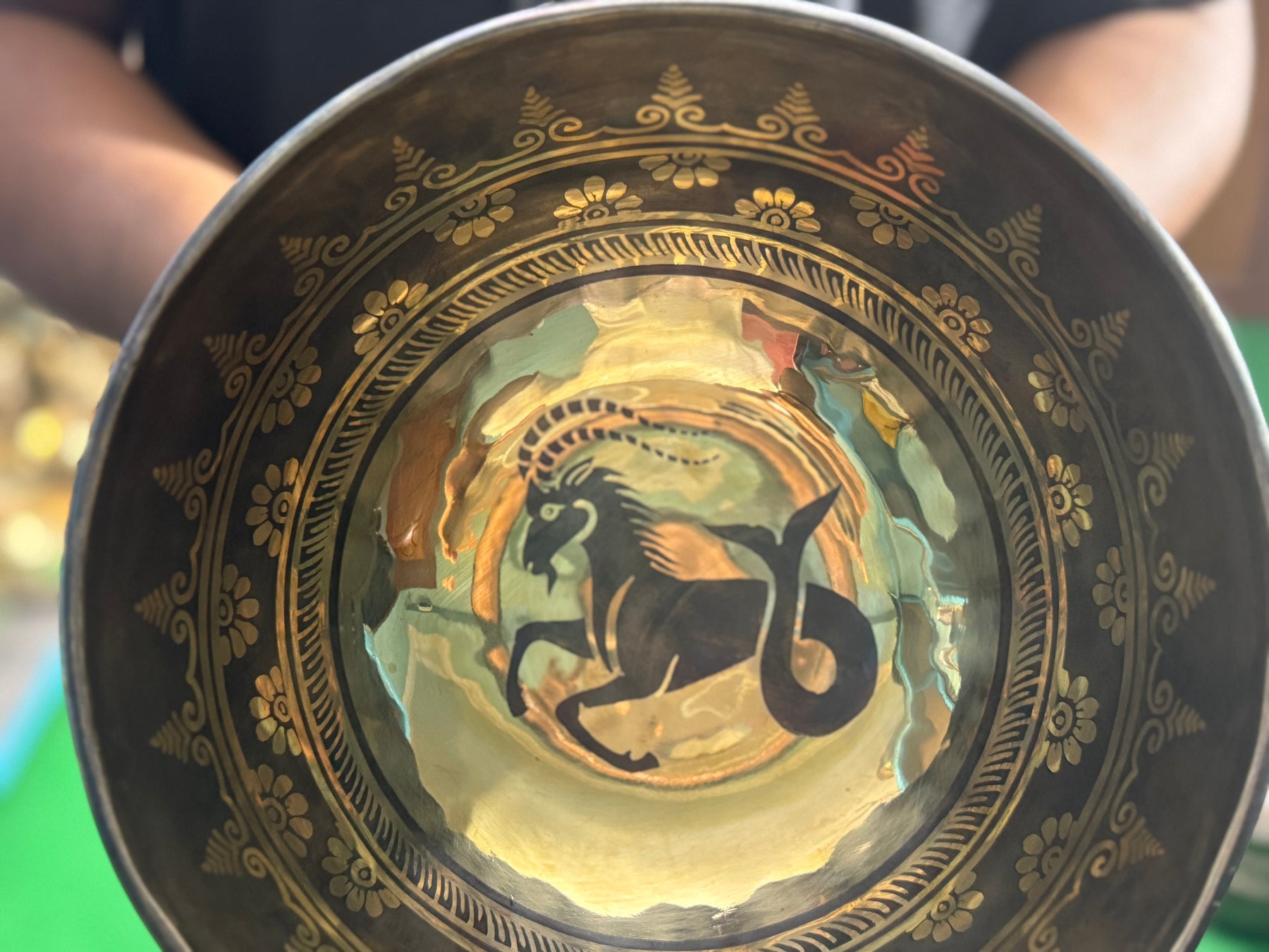 The Capricorn Singing Bowl - 9 inch Large | Handmade In Nepal