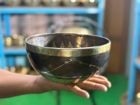 The Capricorn Singing Bowl - 9 inch Large | Handmade In Nepal