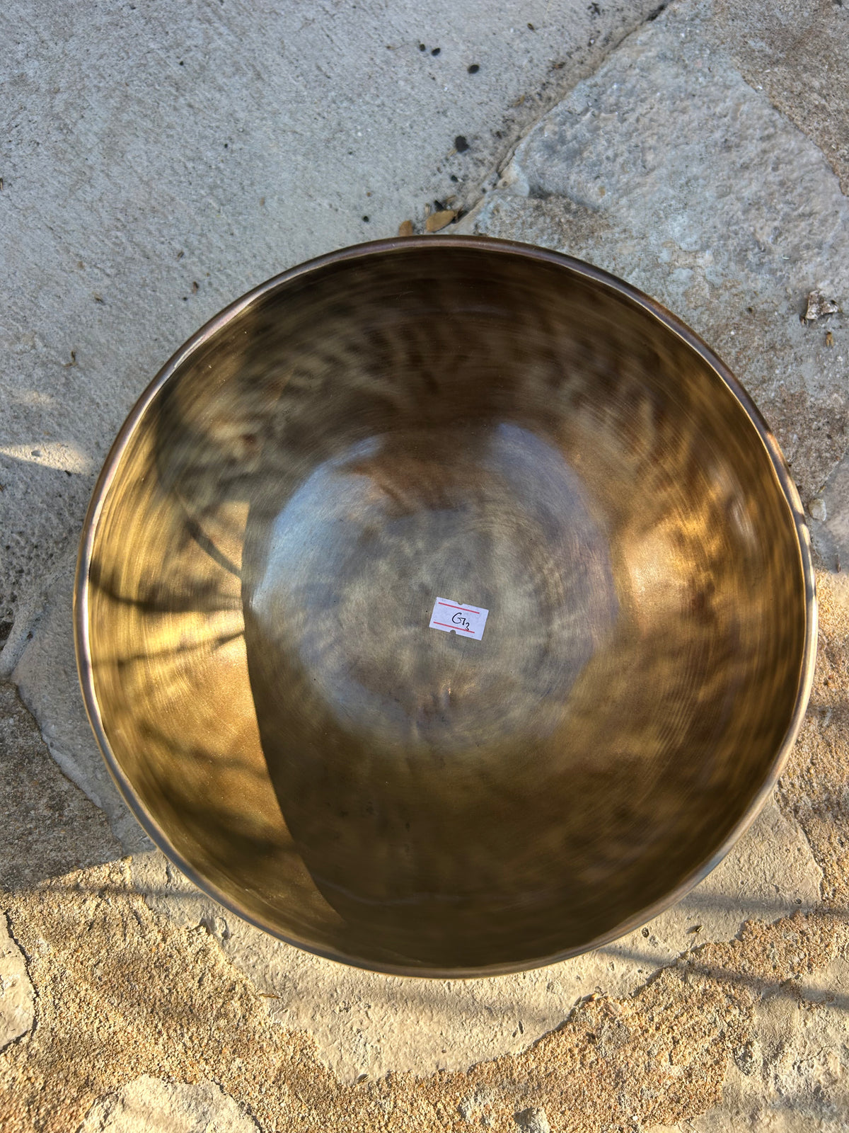 G Note 3rd Octave - Legacy Collection Handmade Bronze Makers Mark Singing Bowl