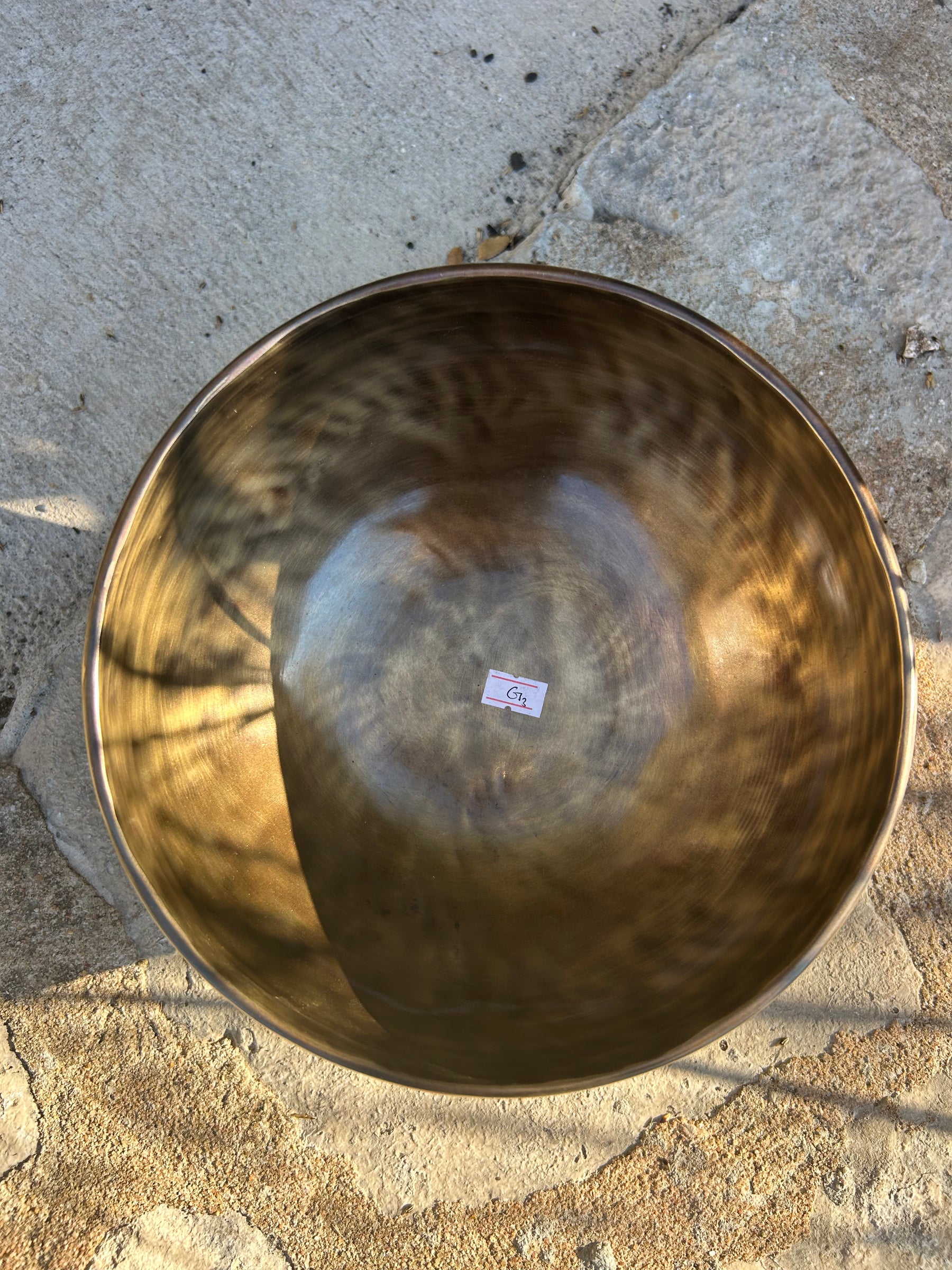 G Note 3rd Octave - Legacy Collection Handmade Bronze Makers Mark Singing Bowl