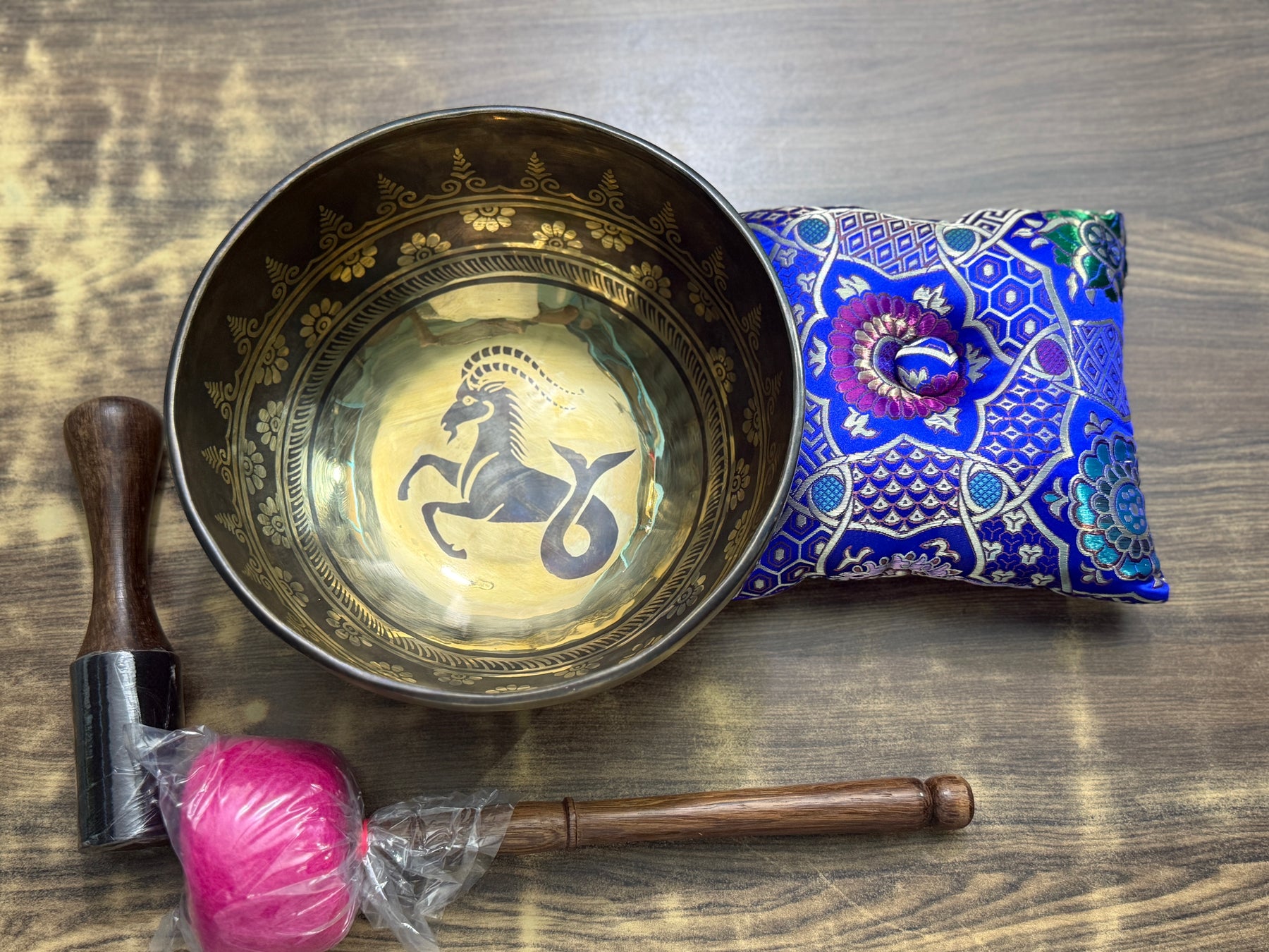 The Capricorn Singing Bowl - 9 inch Large | Handmade In Nepal