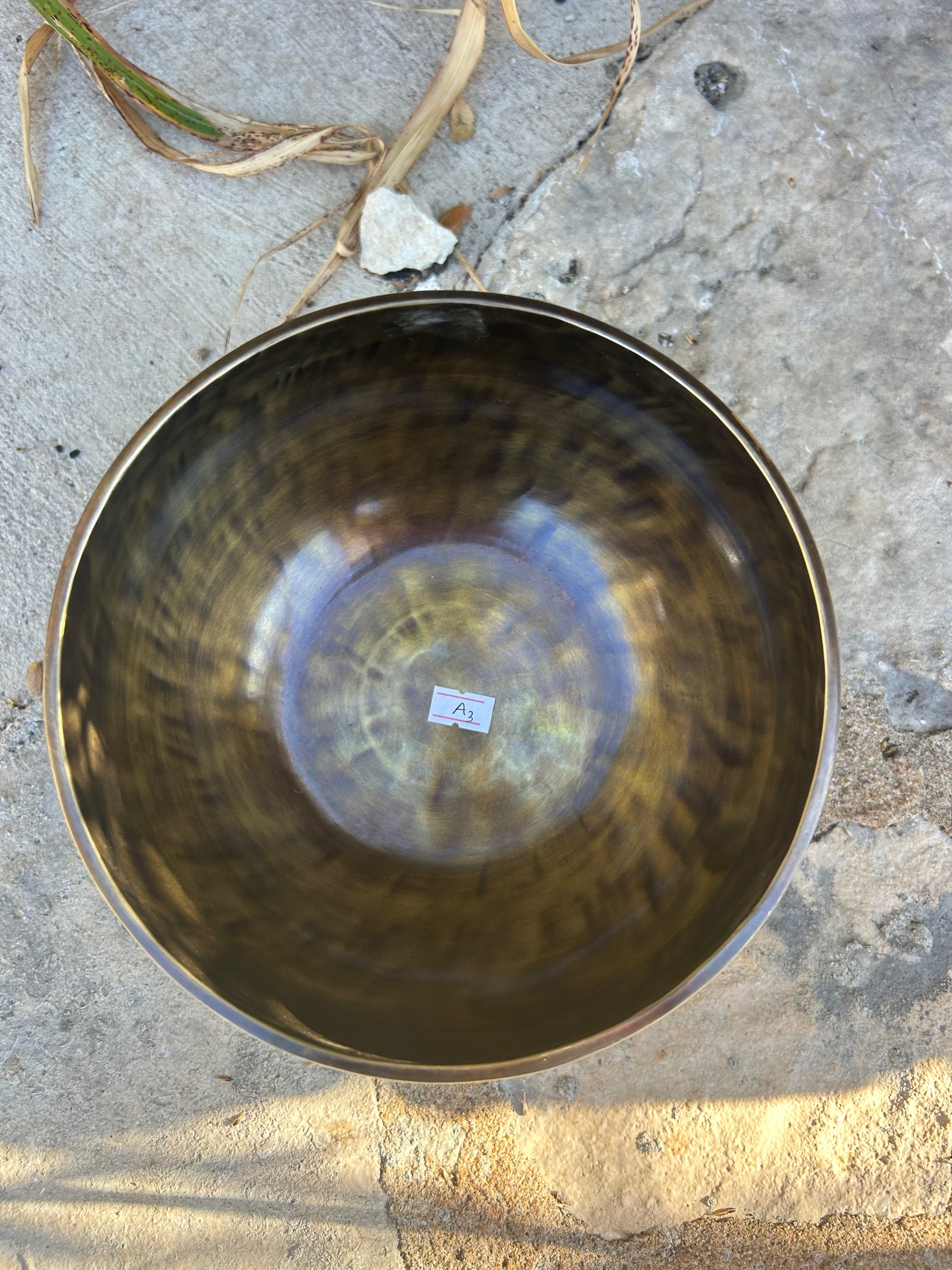 A Note 3rd Octave - Legacy Collection Handmade Bronze Makers Mark Singing Bowl