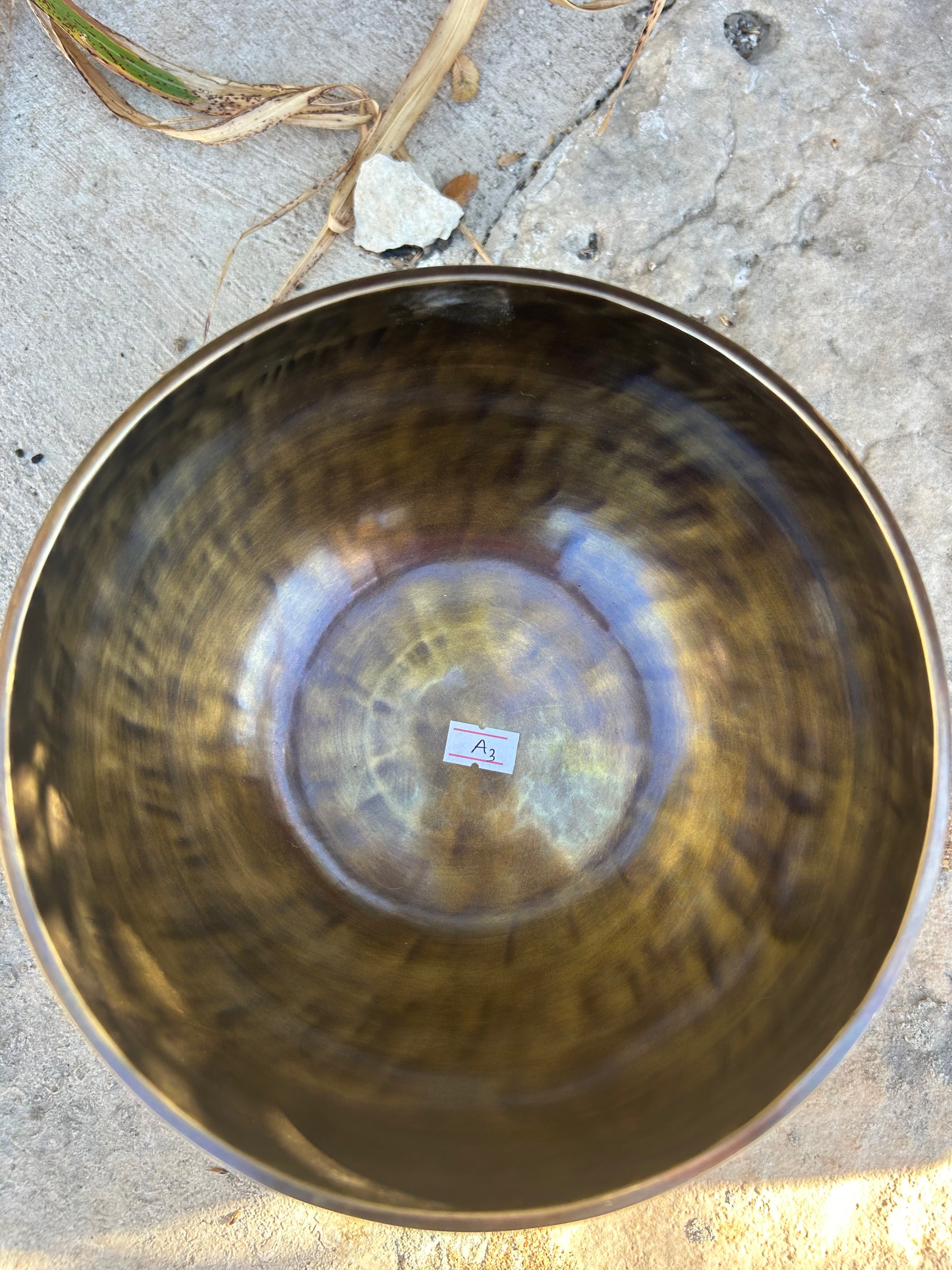 A Note 3rd Octave - Legacy Collection Handmade Bronze Makers Mark Singing Bowl