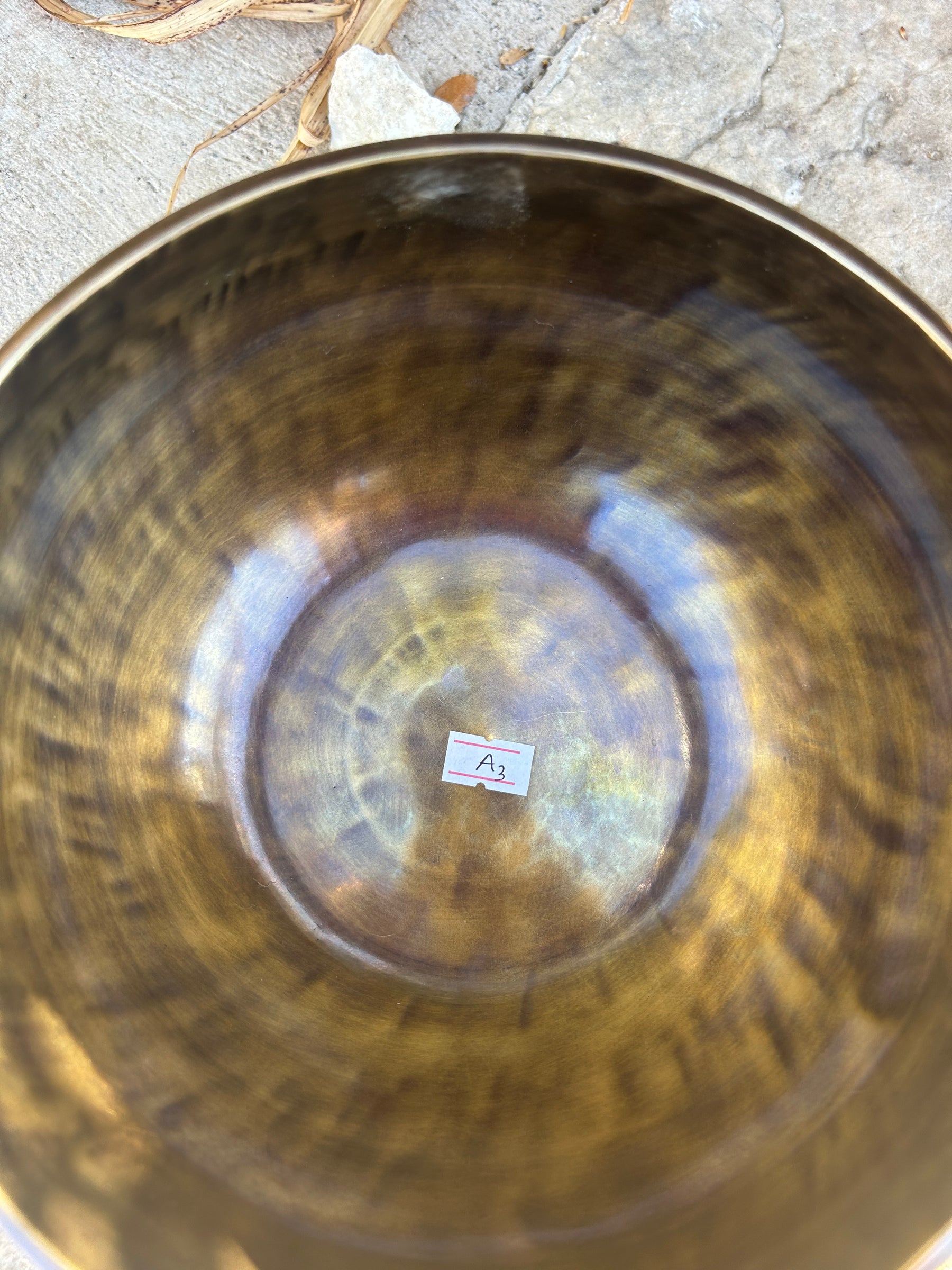 A Note 3rd Octave - Legacy Collection Handmade Bronze Makers Mark Singing Bowl