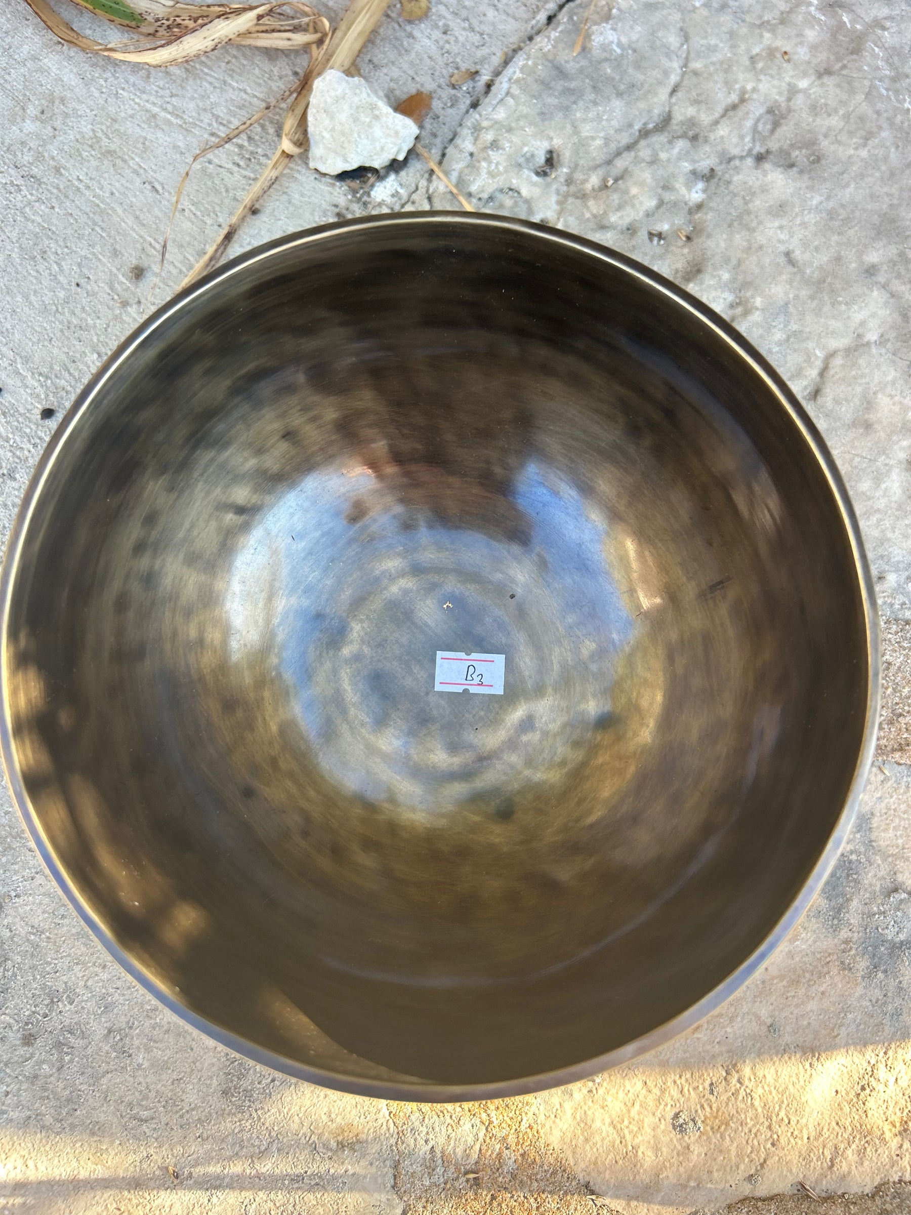 B Note 3rd Octave - Legacy Collection Handmade Bronze Makers Mark Singing Bowl