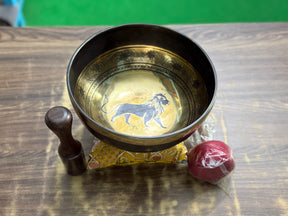 The Leo Singing Bowl - 9 inch Large | Handmade In Nepal