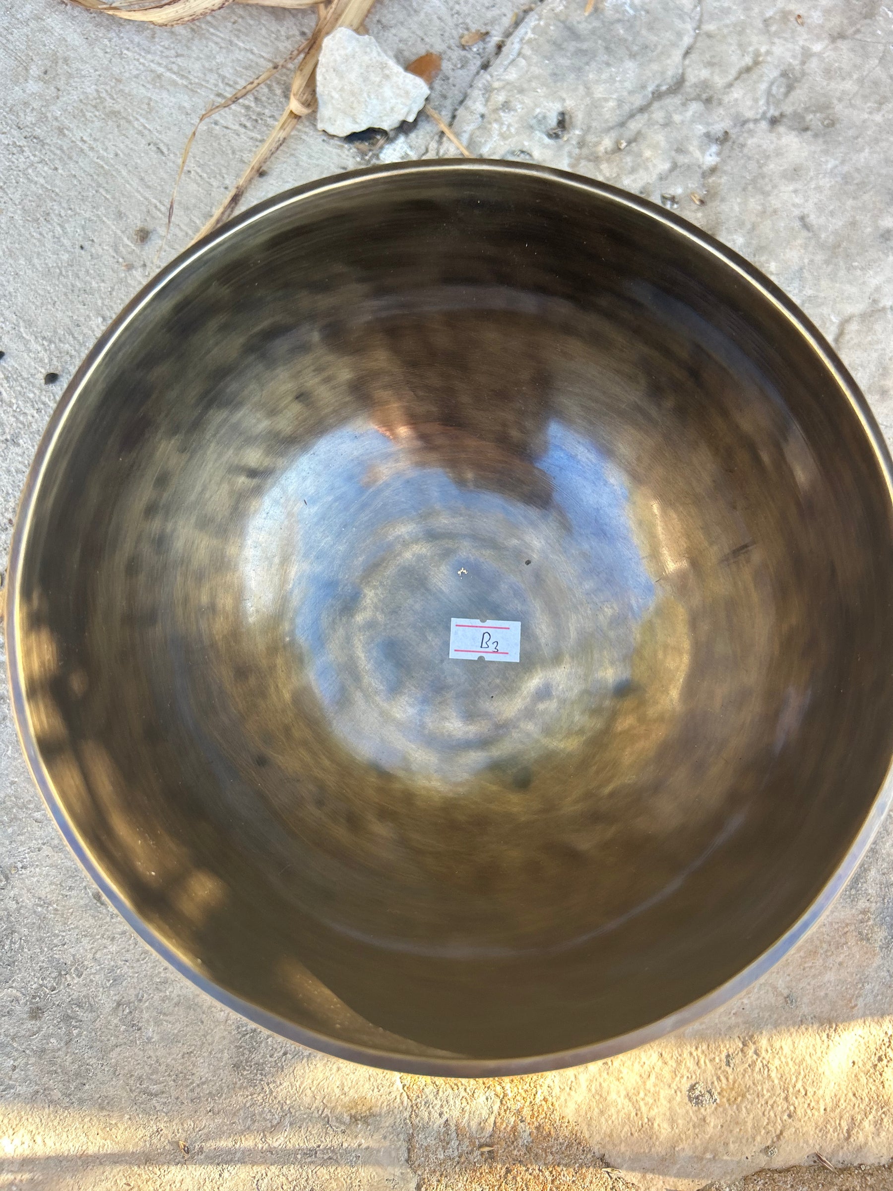 B Note 3rd Octave - Legacy Collection Handmade Bronze Makers Mark Singing Bowl