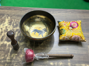 The Leo Singing Bowl - 9 inch Large | Handmade In Nepal