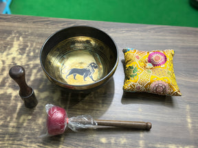 The Leo Singing Bowl - 9 inch Large | Handmade In Nepal